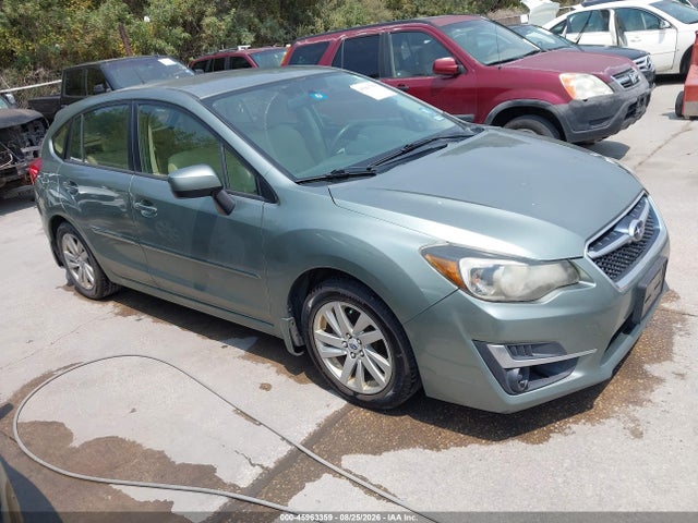 2015 Subaru Impreza 2.0i Premium მანქანა იყიდება აუქციონზე, vin: JF1GPAC67FH305592, აუქციონის ნომერი: 45963359