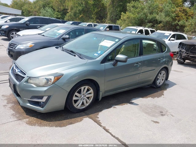 2015 Subaru Impreza 2.0i Premium მანქანა იყიდება აუქციონზე, vin: JF1GPAC67FH305592, აუქციონის ნომერი: 45963359