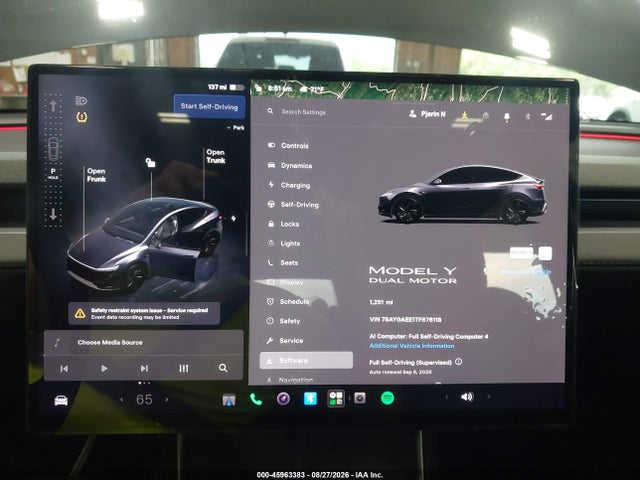 Tesla Model Y 2026 7SAYGAEE1TF676118 Image 7