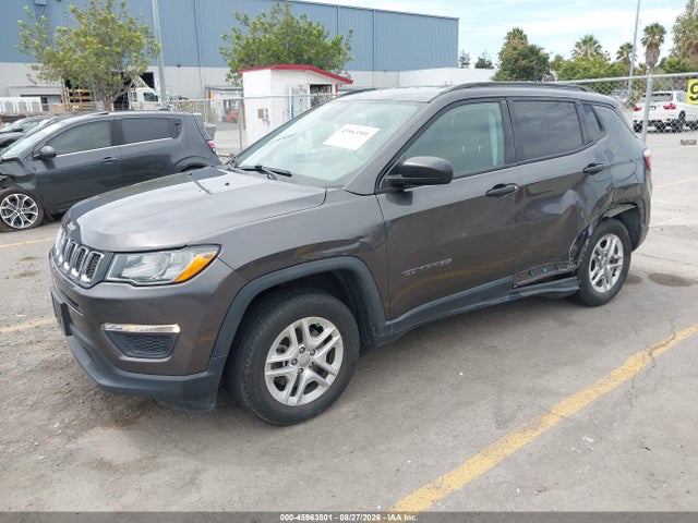 45963501 :رقم المزاد ، 3C4NJCAB6JT368188 vin ، 2018 Jeep Compass Sport Fwd مزاد بيع