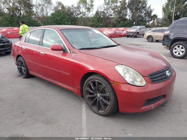 Aukcja sprzedaży 2006 Infiniti G35, vin: JNKCV51E86M514555, numer aukcji: 45963527