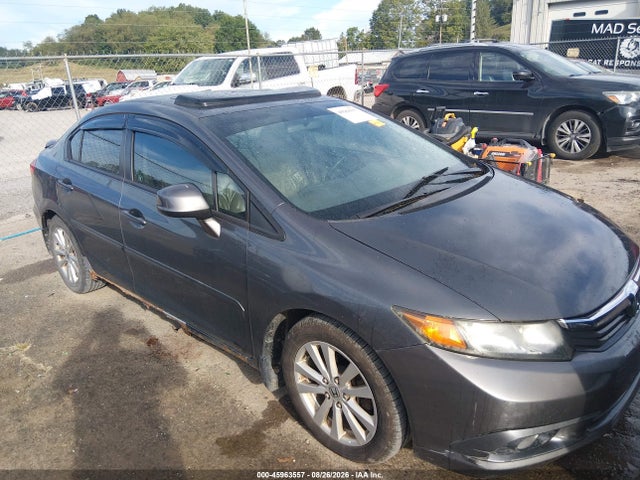 2012 Honda Civic Ex-l მანქანა იყიდება აუქციონზე, vin: 2HGFB2F94CH507345, აუქციონის ნომერი: 45963557