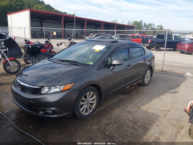 45963557 :رقم المزاد ، 2HGFB2F94CH507345 vin ، 2012 Honda Civic Ex-l مزاد بيع