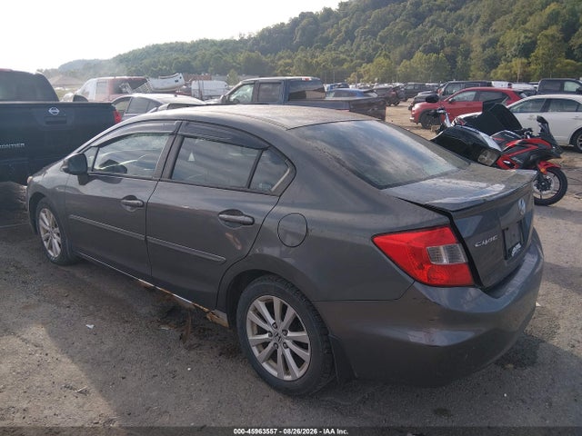 45963557 :رقم المزاد ، 2HGFB2F94CH507345 vin ، 2012 Honda Civic Ex-l مزاد بيع