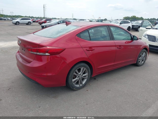 2018 Hyundai Elantra Sel მანქანა იყიდება აუქციონზე, vin: KMHD84LF6JU472694, აუქციონის ნომერი: 45963619