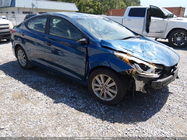 2014 Hyundai Elantra Se მანქანა იყიდება აუქციონზე, vin: KMHDH4AE2EU138906, აუქციონის ნომერი: 45963657