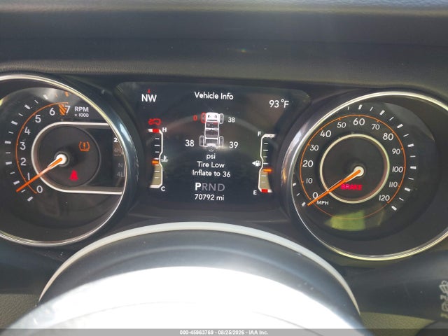 Aukcja sprzedaży 2018 Jeep Wrangler Unlimited Sahara 4x4, vin: 1C4HJXEG8JW101381, numer aukcji: 45963769