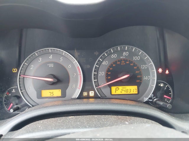 45963852 :رقم المزاد ، 2T1BU4EE5AC514653 vin ، 2010 Toyota Corolla S مزاد بيع