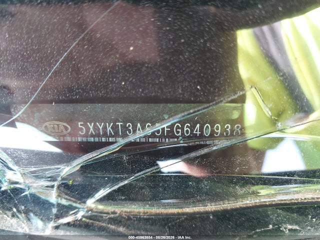 45963854 :رقم المزاد ، 5XYKT3A65FG640938 vin ، 2015 Kia Sorento Lx مزاد بيع