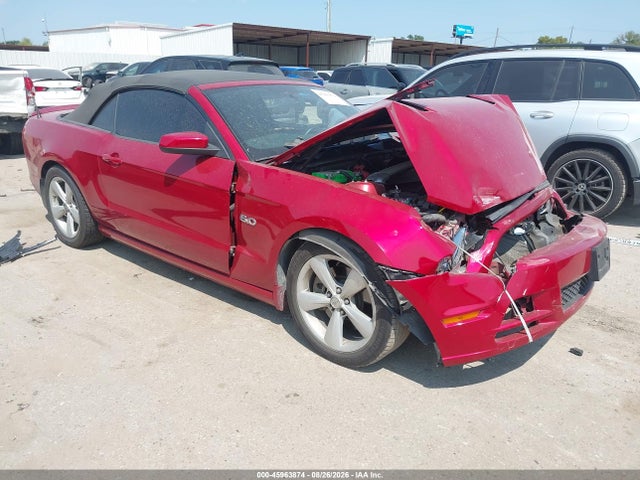 45963874 :رقم المزاد ، 1ZVBP8FF7D5200927 vin ، 2013 Ford Mustang Gt مزاد بيع