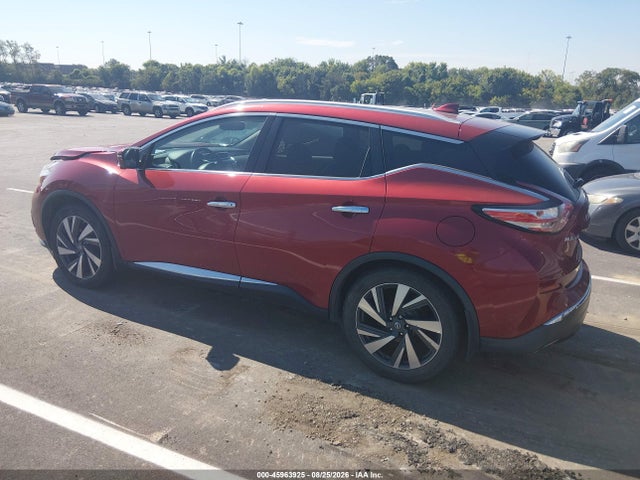 Продаж на аукціоні авто 2016 Nissan Murano Platinum, vin: 5N1AZ2MG9GN153398, номер лоту: 45963925