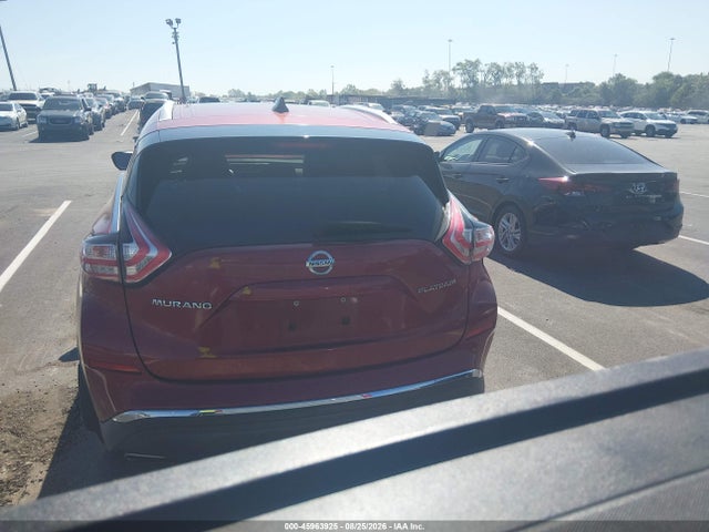 Продаж на аукціоні авто 2016 Nissan Murano Platinum, vin: 5N1AZ2MG9GN153398, номер лоту: 45963925