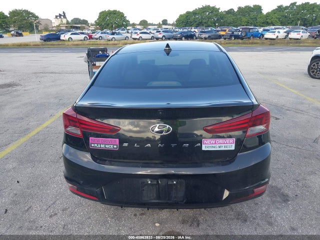 2019 Hyundai Elantra Value Edition მანქანა იყიდება აუქციონზე, vin: 5NPD84LF5KH478759, აუქციონის ნომერი: 45963933