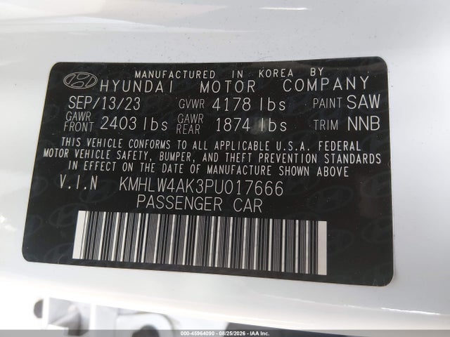 Hyundai ELANTRA N 2023 KMHLW4AK3PU017666 Image 9
