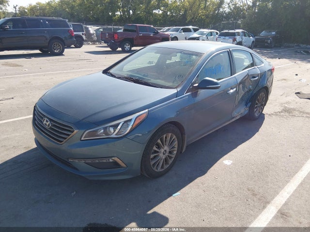 2015 Hyundai Sonata Limited მანქანა იყიდება აუქციონზე, vin: 5NPE34AF0FH163802, აუქციონის ნომერი: 45964097