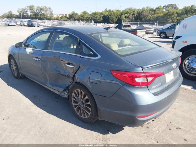 2015 Hyundai Sonata Limited მანქანა იყიდება აუქციონზე, vin: 5NPE34AF0FH163802, აუქციონის ნომერი: 45964097