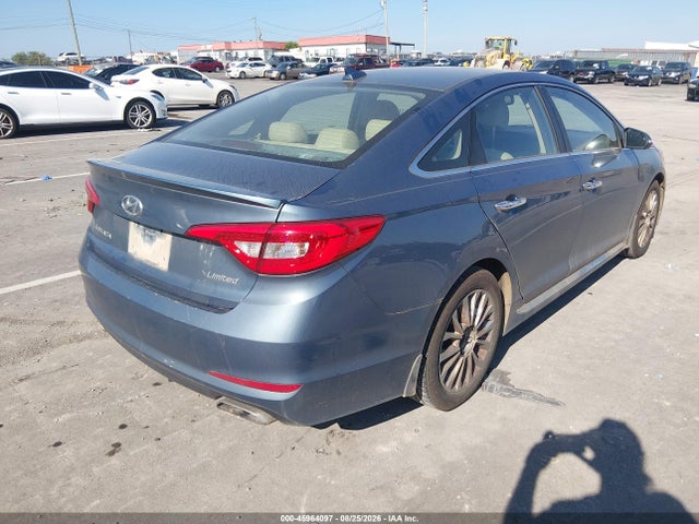 2015 Hyundai Sonata Limited მანქანა იყიდება აუქციონზე, vin: 5NPE34AF0FH163802, აუქციონის ნომერი: 45964097