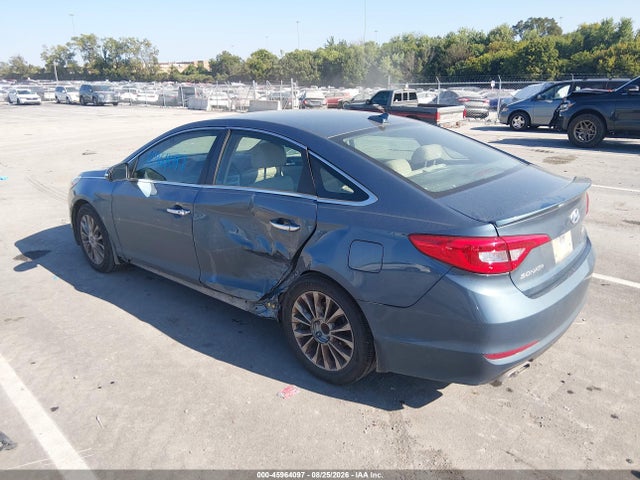 2015 Hyundai Sonata Limited მანქანა იყიდება აუქციონზე, vin: 5NPE34AF0FH163802, აუქციონის ნომერი: 45964097