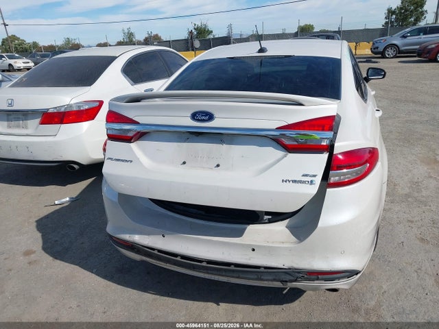 3FA6P0LU6JR111387 Ford Fusion Hybrid Se