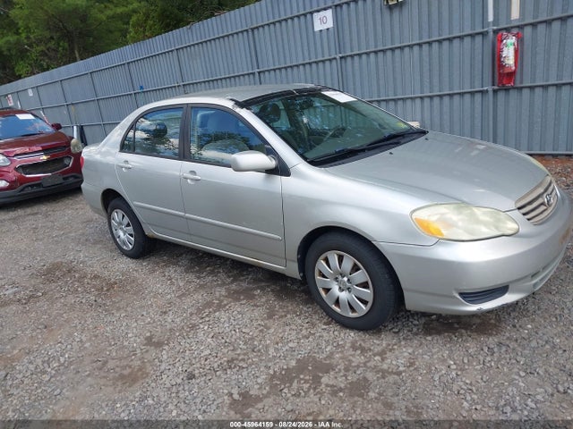 2004 Toyota Corolla Le მანქანა იყიდება აუქციონზე, vin: 2T1BR38EX4C296205, აუქციონის ნომერი: 45964159