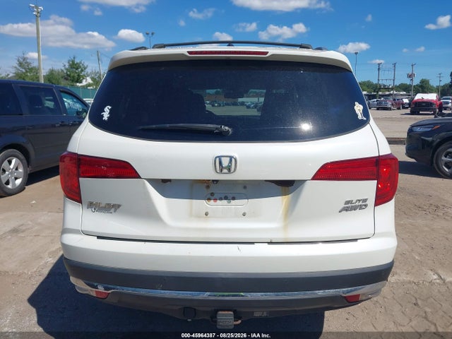 2016 Honda Pilot Elite მანქანა იყიდება აუქციონზე, vin: 5FNYF6H01GB014980, აუქციონის ნომერი: 45964387