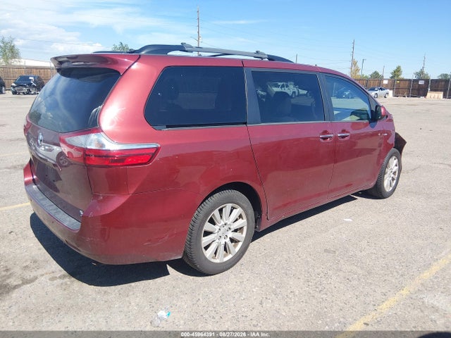 Продаж на аукціоні авто 2017 Toyota Sienna Xle 7 Passenger, vin: 5TDDZ3DCXHS151868, номер лоту: 45964391