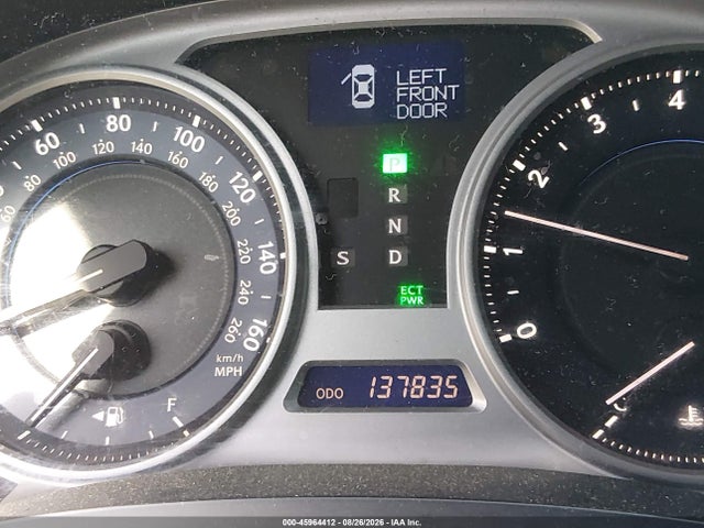 Aukcja sprzedaży 2009 Lexus Is 250, vin: JTHBK262695092222, numer aukcji: 45964412