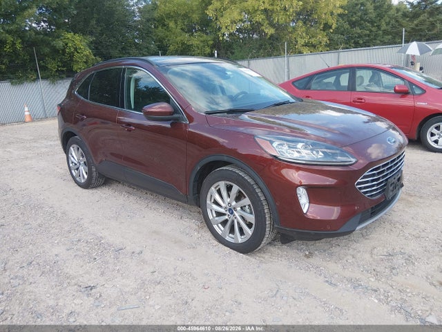 45964610 :رقم المزاد ، 1FMCU9DZ2MUA16936 vin ، 2021 Ford Escape Titanium Hybrid مزاد بيع