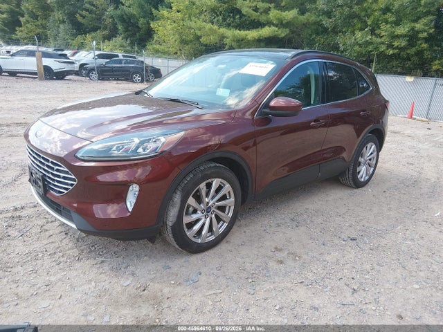45964610 :رقم المزاد ، 1FMCU9DZ2MUA16936 vin ، 2021 Ford Escape Titanium Hybrid مزاد بيع