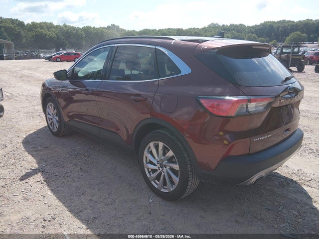 45964610 :رقم المزاد ، 1FMCU9DZ2MUA16936 vin ، 2021 Ford Escape Titanium Hybrid مزاد بيع