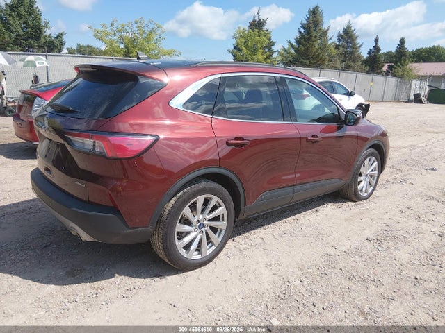 45964610 :رقم المزاد ، 1FMCU9DZ2MUA16936 vin ، 2021 Ford Escape Titanium Hybrid مزاد بيع