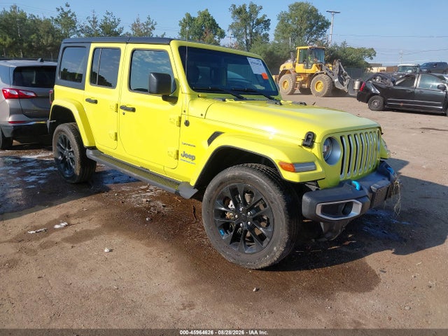 2023 Jeep Wrangler 4xe Sahara 4x4 მანქანა იყიდება აუქციონზე, vin: 1C4JJXP63PW599245, აუქციონის ნომერი: 45964626