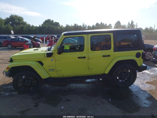 2023 Jeep Wrangler 4xe Sahara 4x4 მანქანა იყიდება აუქციონზე, vin: 1C4JJXP63PW599245, აუქციონის ნომერი: 45964626