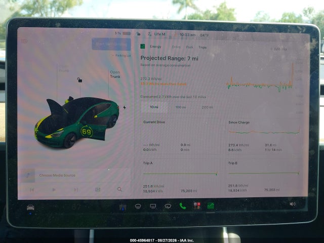 45964817 :رقم المزاد ، 5YJ3E1EA4KF483678 vin ، 2019 Tesla Model 3 Long Range/mid Range/standard Range/standard Range Plus مزاد بيع