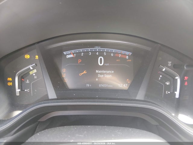 45964851 :رقم المزاد ، 2HKRW2H28LH636521 vin ، 2020 Honda Cr-v Awd Lx مزاد بيع