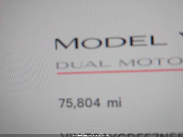 2022 Tesla Model Y Performance Dual Motor All-wheel Drive მანქანა იყიდება აუქციონზე, vin: 7SAYGDEF7NF538970, აუქციონის ნომერი: 45964889