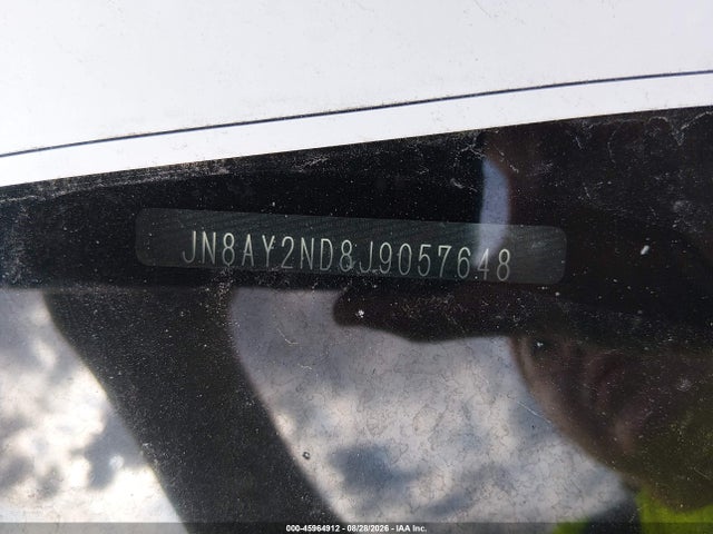 2018 Nissan Armada Sl მანქანა იყიდება აუქციონზე, vin: JN8AY2ND8J9057648, აუქციონის ნომერი: 45964912
