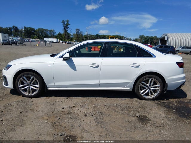 2021 Audi A4 Premium 45 Tfsi S Line Quattro S Tronic მანქანა იყიდება აუქციონზე, vin: WAUDAAF44MA018917, აუქციონის ნომერი: 45965020