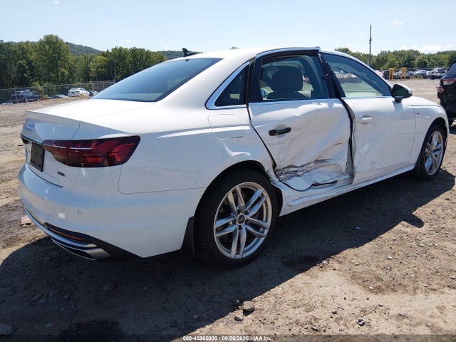 2021 Audi A4 Premium 45 Tfsi S Line Quattro S Tronic მანქანა იყიდება აუქციონზე, vin: WAUDAAF44MA018917, აუქციონის ნომერი: 45965020