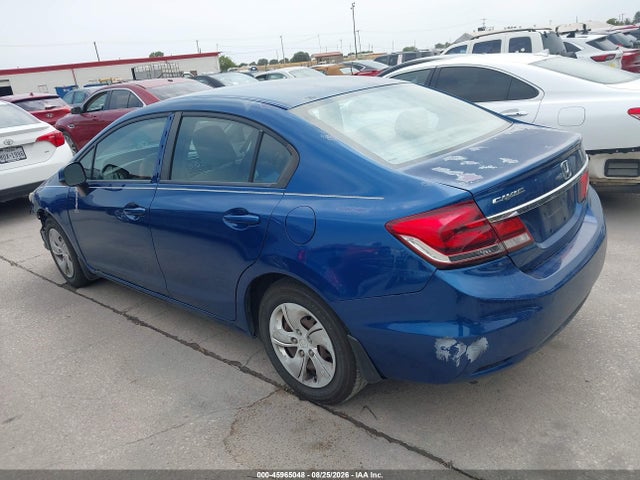 Продаж на аукціоні авто 2013 Honda Civic Lx, vin: 2HGFB2F59DH510238, номер лоту: 45965048