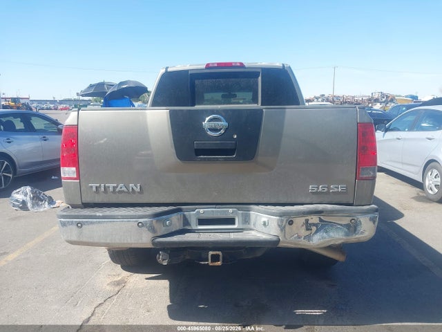 2006 Nissan Titan Se მანქანა იყიდება აუქციონზე, vin: 1N6AA07B96N570497, აუქციონის ნომერი: 45965080