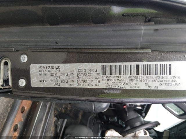 Продажа на аукционе авто 2019 Jeep Wrangler Sport S 4x4, vin: 1C4GJXAG7KW538355, номер лота: 45965084