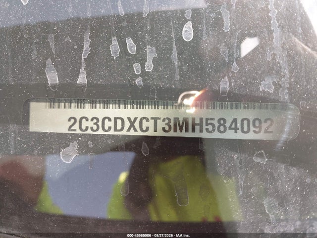 45965086 :رقم المزاد ، 2C3CDXCT3MH584092 vin ، 2021 Dodge Charger R/t Rwd مزاد بيع