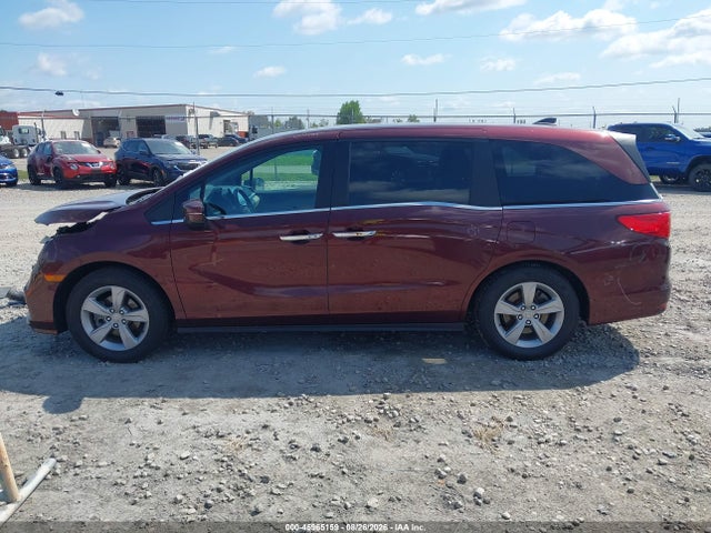 45965159 :رقم المزاد ، 5FNRL6H77JB052246 vin ، 2018 Honda Odyssey Ex-l مزاد بيع