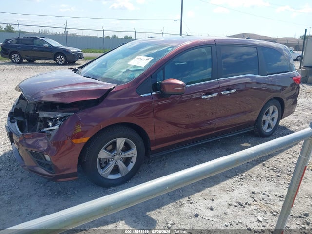 45965159 :رقم المزاد ، 5FNRL6H77JB052246 vin ، 2018 Honda Odyssey Ex-l مزاد بيع