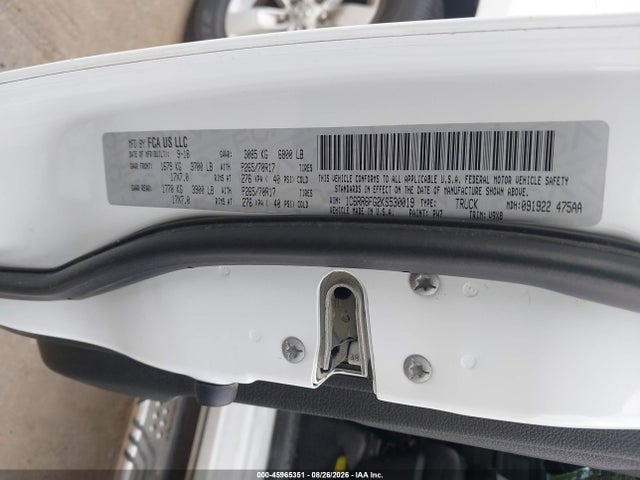 Продажа на аукционе авто 2019 Ram 1500 Classic Tradesman  4x2 6'4 Box, vin: 1C6RR6FG2KS530019, номер лота: 45965351