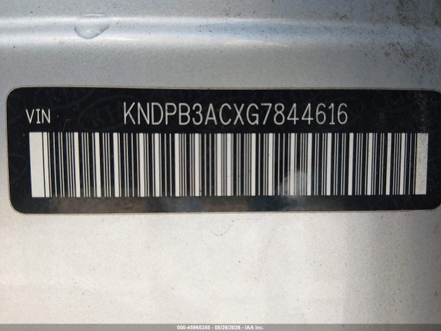 Продажа на аукционе авто 2016 Kia Sportage Lx, vin: KNDPB3ACXG7844616, номер лота: 45965358