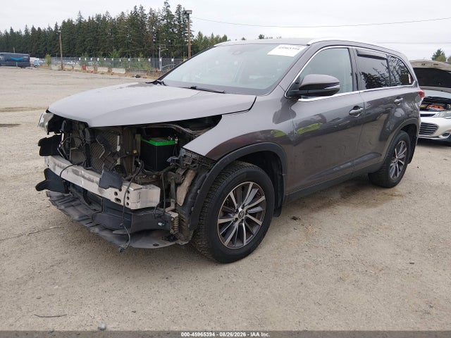 Toyota Highlander Xle 2019 5TDJZRFH2KS932552 Image 2