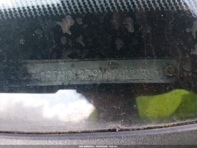 Продаж на аукціоні авто 2000 Dodge Ram 1500 St, vin: 3B7HC13Z9YM242238, номер лоту: 45965632