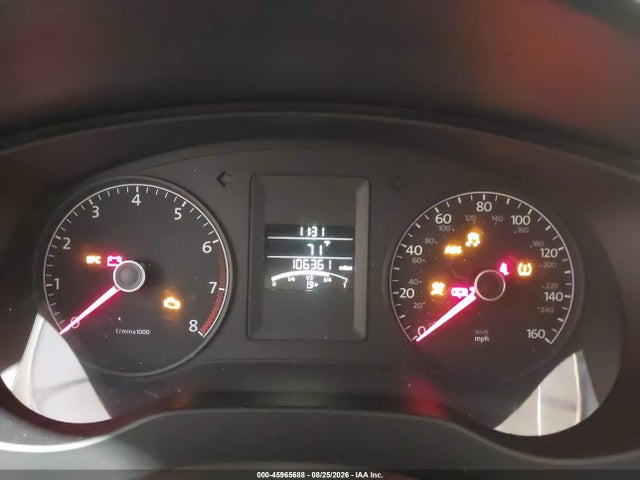 45965688 :رقم المزاد ، 3VW1K7AJ0CM348734 vin ، 2012 Volkswagen Jetta 2.0l S مزاد بيع